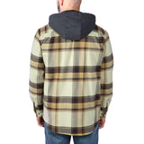 Carhartt 105938 Fleece Lined Plaidskjortejakke produktbillede med tryk