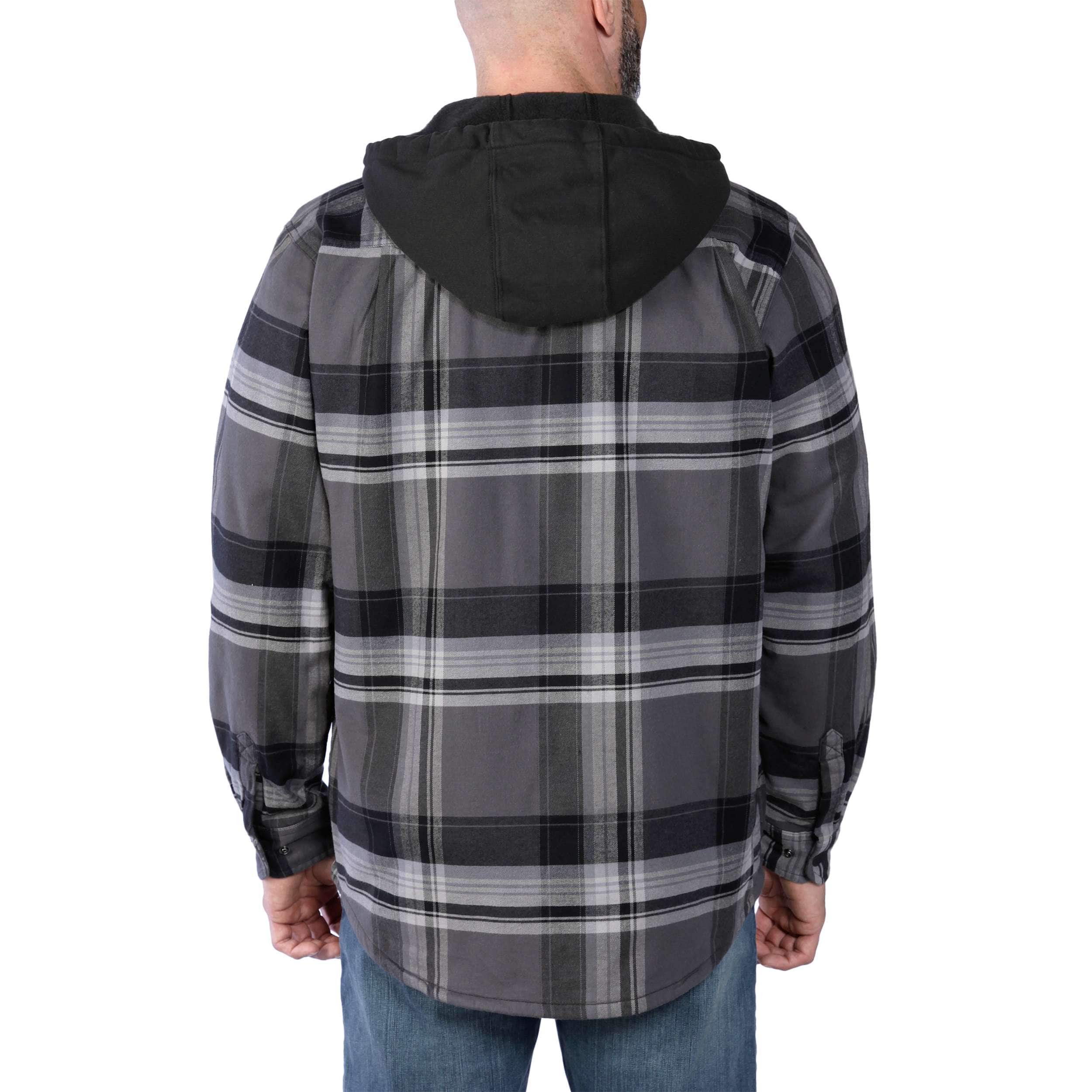 Carhartt 105938 Fleece Lined Plaidskjortejakke produktbillede til broderi