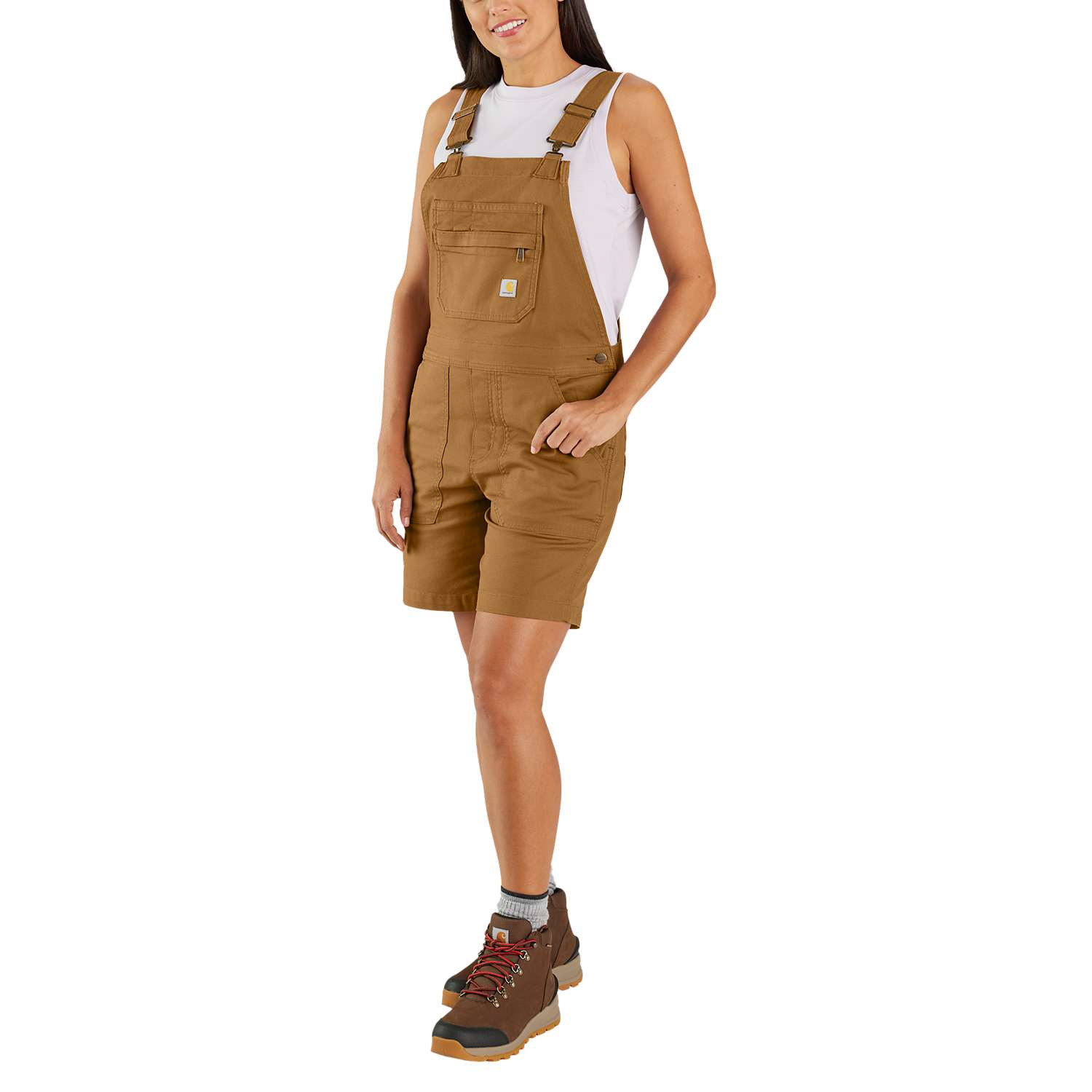 Carhartt 106197 (Women) Relaxed Fit Canvas Shortall Dame