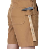 Carhartt 106197 (Women) Relaxed Fit Canvas Shortall Dame nærbillede med logo