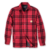 Carhartt 106354 Flannel Sherpa-Lined Skjorte Jakke med tryk eller logo – arbejdstøj og firmatøj