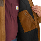 Carhartt 106432 Montana Duck Insulated Jakke materiale med firmalogo