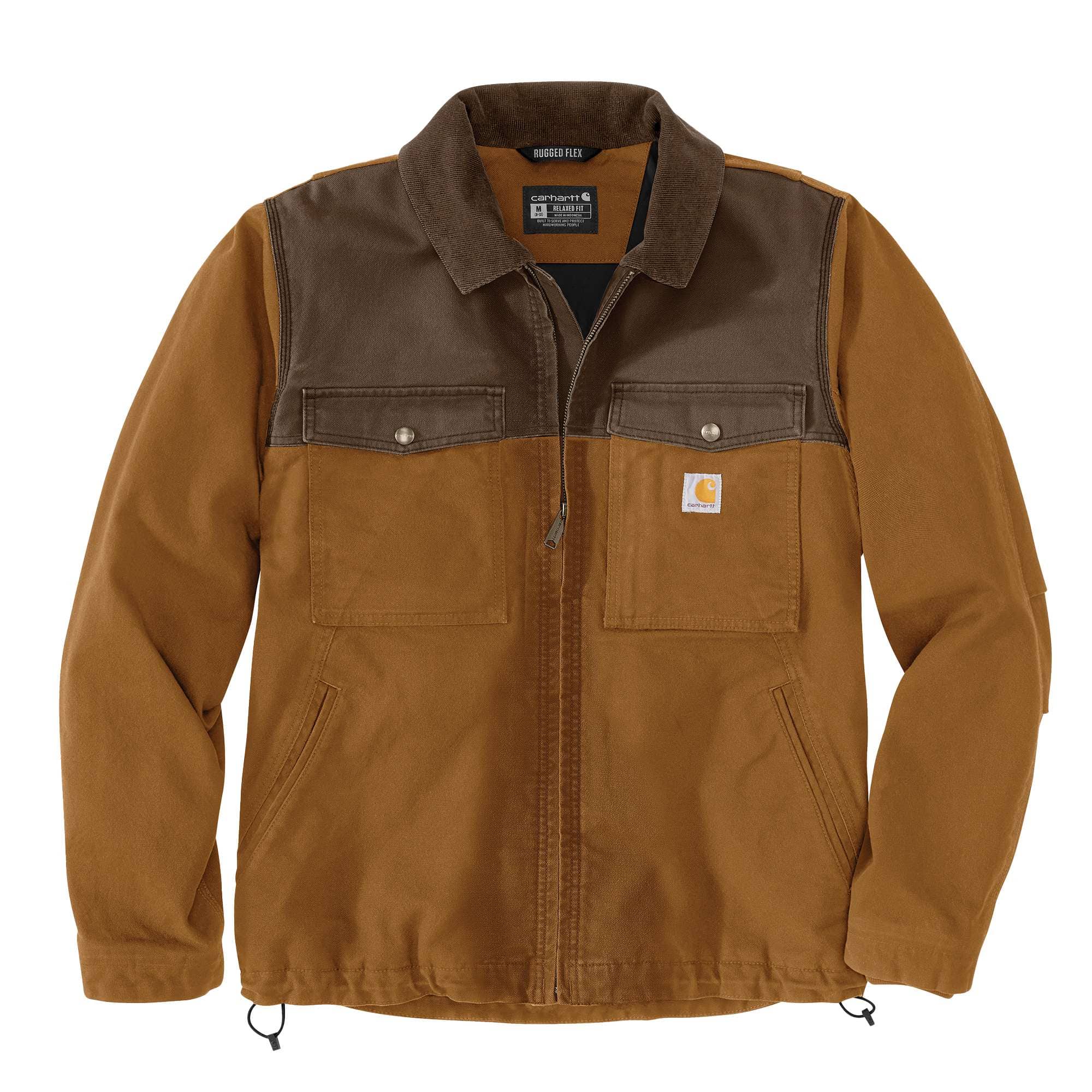Carhartt 106432 Montana Duck Insulated Jakke produktfoto med tryk