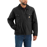 Carhartt 106432 Montana Duck Insulated Jakke detalje med firmalogo