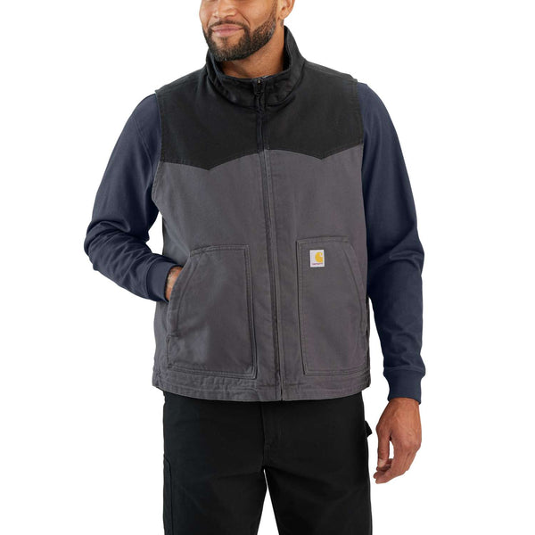 Carhartt 106433 Montana Duck Vest med tryk eller logo – arbejdstøj og firmatøj