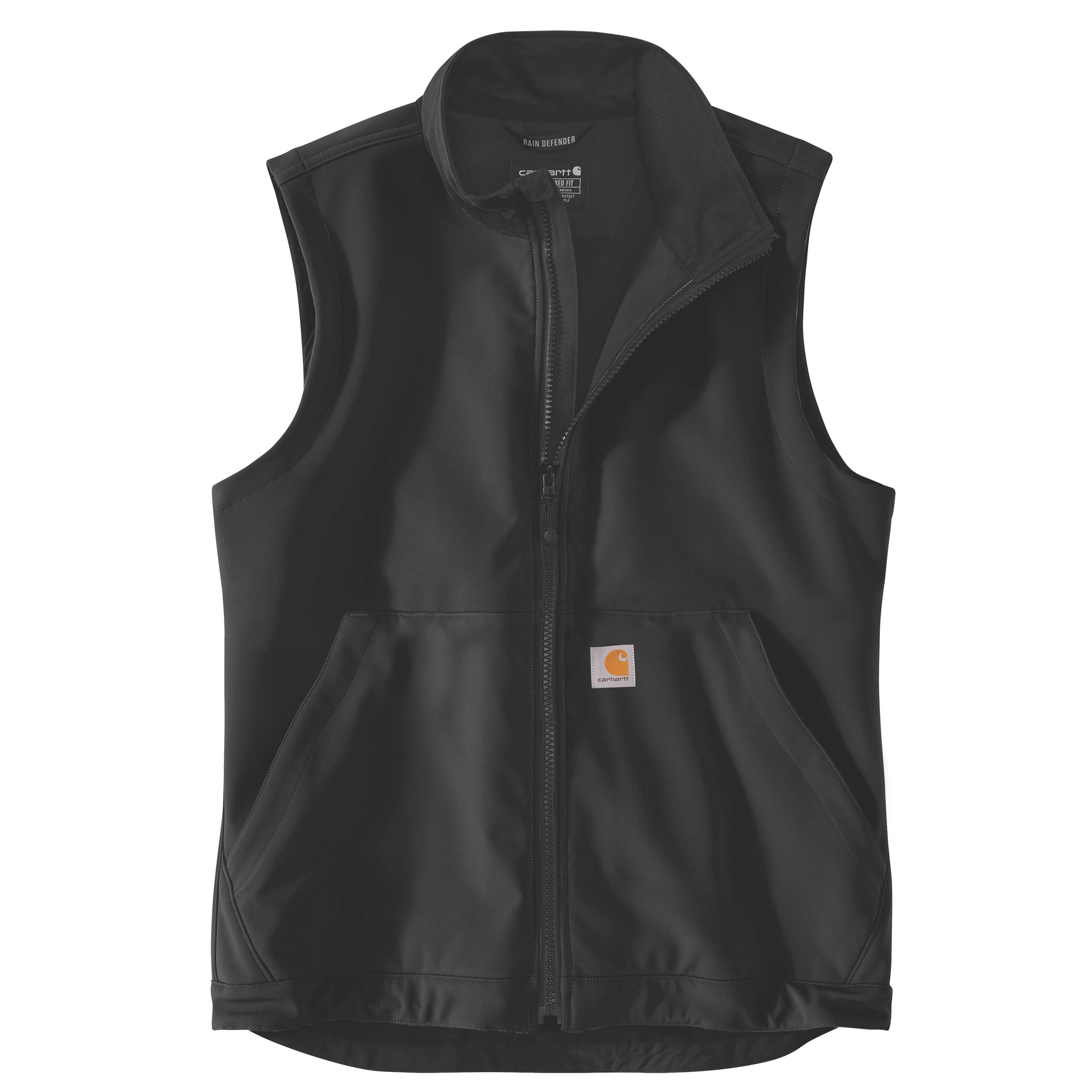 Carhartt 106439 Rain Defender Softshell Vest produktfoto med tryk