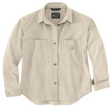 Carhartt 106621 (Women) Heavyweight Duck Overshirt Dame produktfoto med tryk