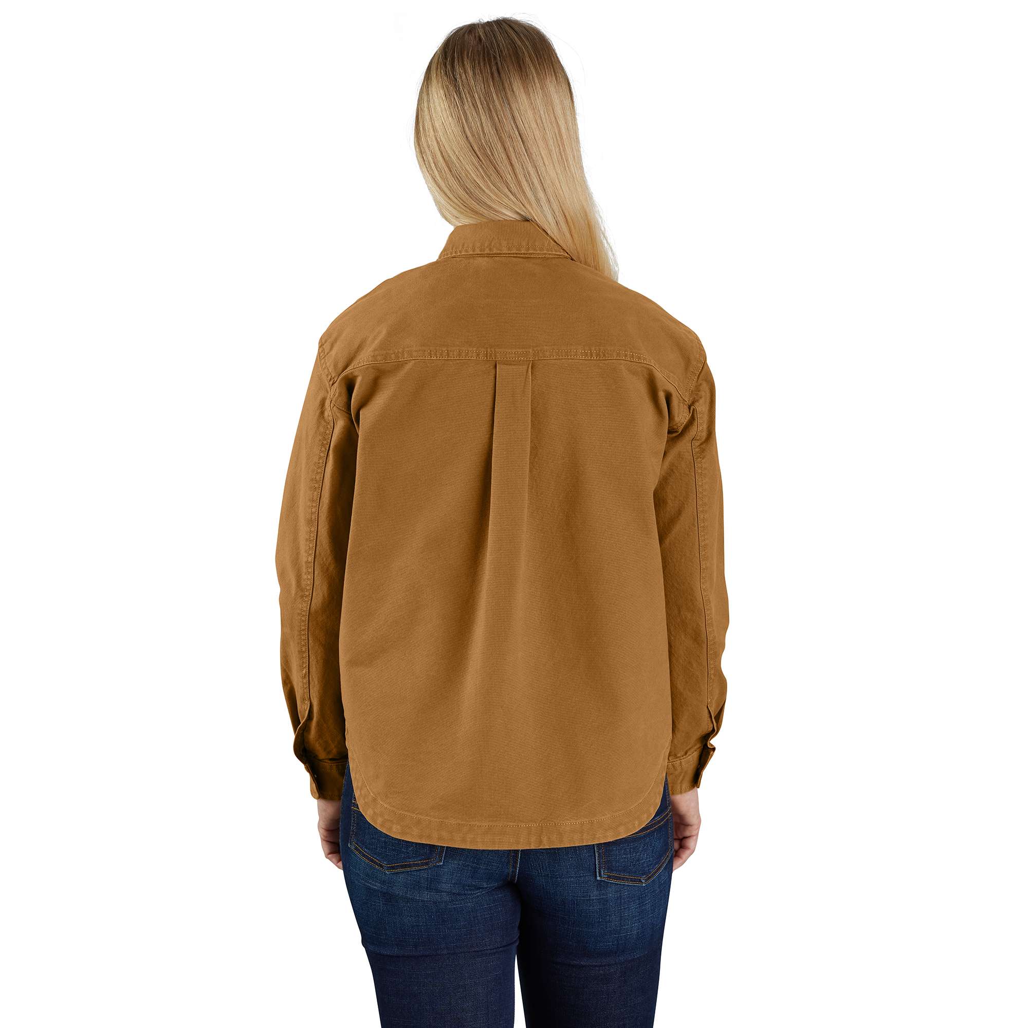 Carhartt 106621 (Women) Heavyweight Duck Overshirt Dame materiale med firmalogo