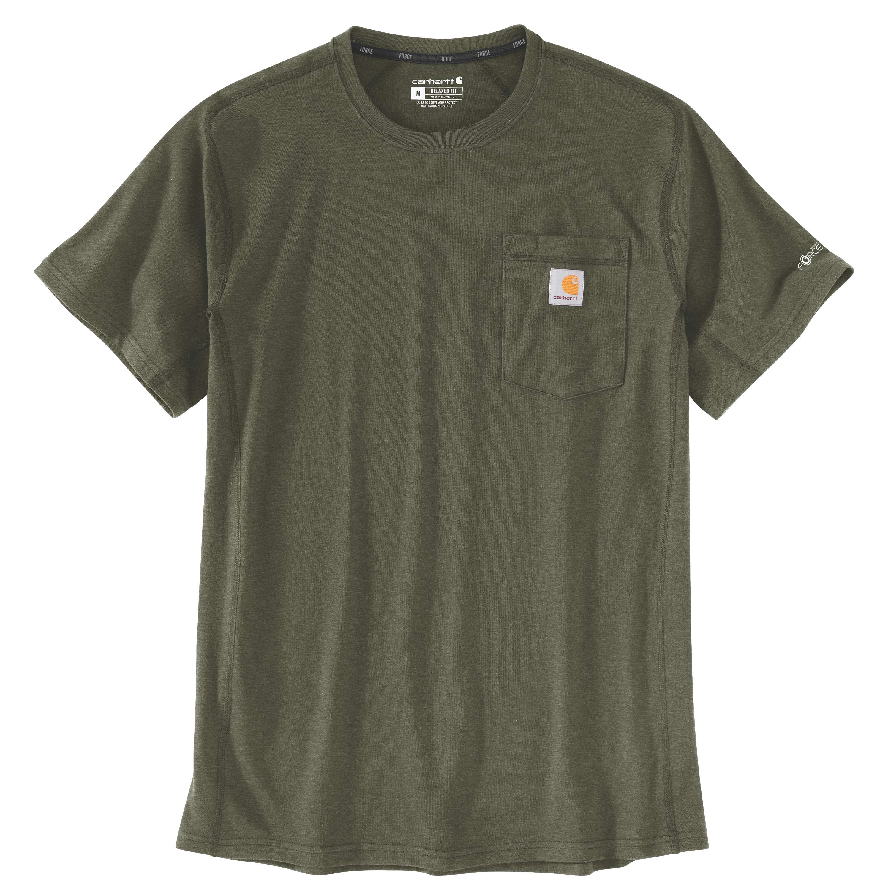Carhartt 106652 Force™ Relaxed T-Shirt nærbillede med tryk