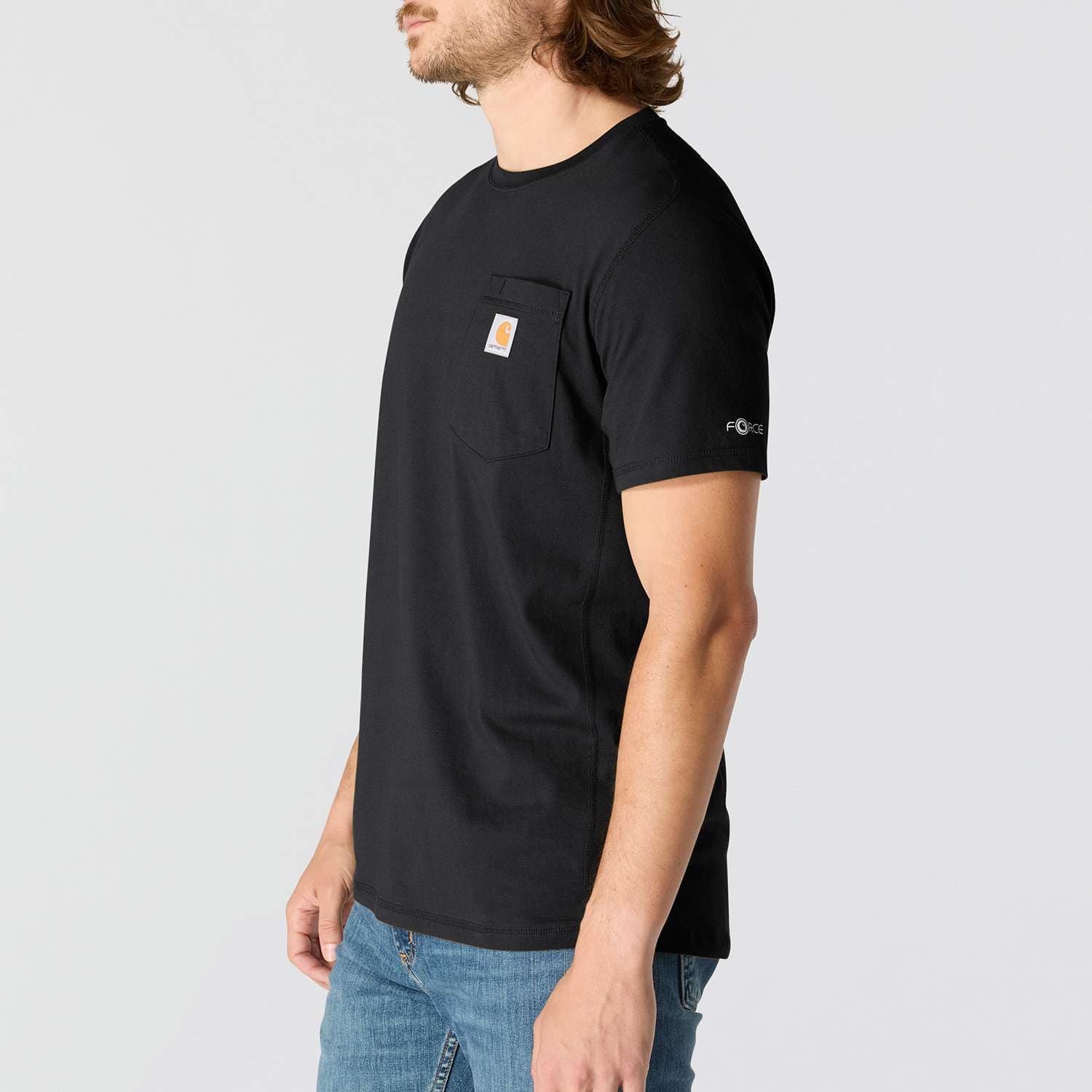 Carhartt 106652 Force™ Relaxed T-Shirt produktbillede med firmalogo