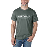 Carhartt 106653 Force S/S Logo Graphic Tshirt med tryk eller logo – arbejdstøj og firmatøj