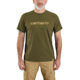 Carhartt 106653 Force S/S Logo Graphic Tshirt materiale med firmalogo