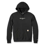 Carhartt 106655 Logo Graphic Sweatshirt nærbillede med logo
