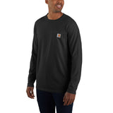 Carhartt 106656 Force™ Relaxed Ls T-Shirt materiale med firmalogo