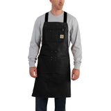 Carhartt 106667 Firm Duck Apron materiale med firmalogo