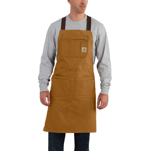 Carhartt 106667 Firm Duck Apron med tryk eller logo – arbejdstøj og firmatøj