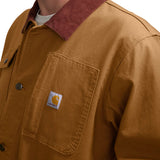 Carhartt 106675 Duck Loose Fit Chore Vinterjakke detalje til broderi