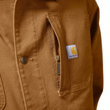 Carhartt 106675 Duck Loose Fit Chore Vinterjakke materiale med firmalogo