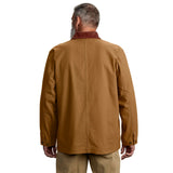 Carhartt 106675 Duck Loose Fit Chore Vinterjakke produktbillede med logo