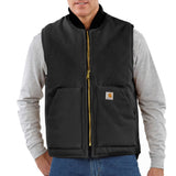Carhartt 106676 V01 Insulated Rib Collar Vest med tryk eller logo – arbejdstøj og firmatøj
