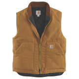 Carhartt 106676 V01 Insulated Rib Collar Vest materiale med firmalogo