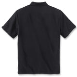 Carhartt 106685 Midweight S/S Pocket Polo produktfoto med tryk