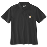 Carhartt 106685 Midweight S/S Pocket Polo produktbillede med logo