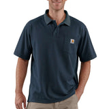 Carhartt 106685 Midweight S/S Pocket Polo produktbillede med tryk