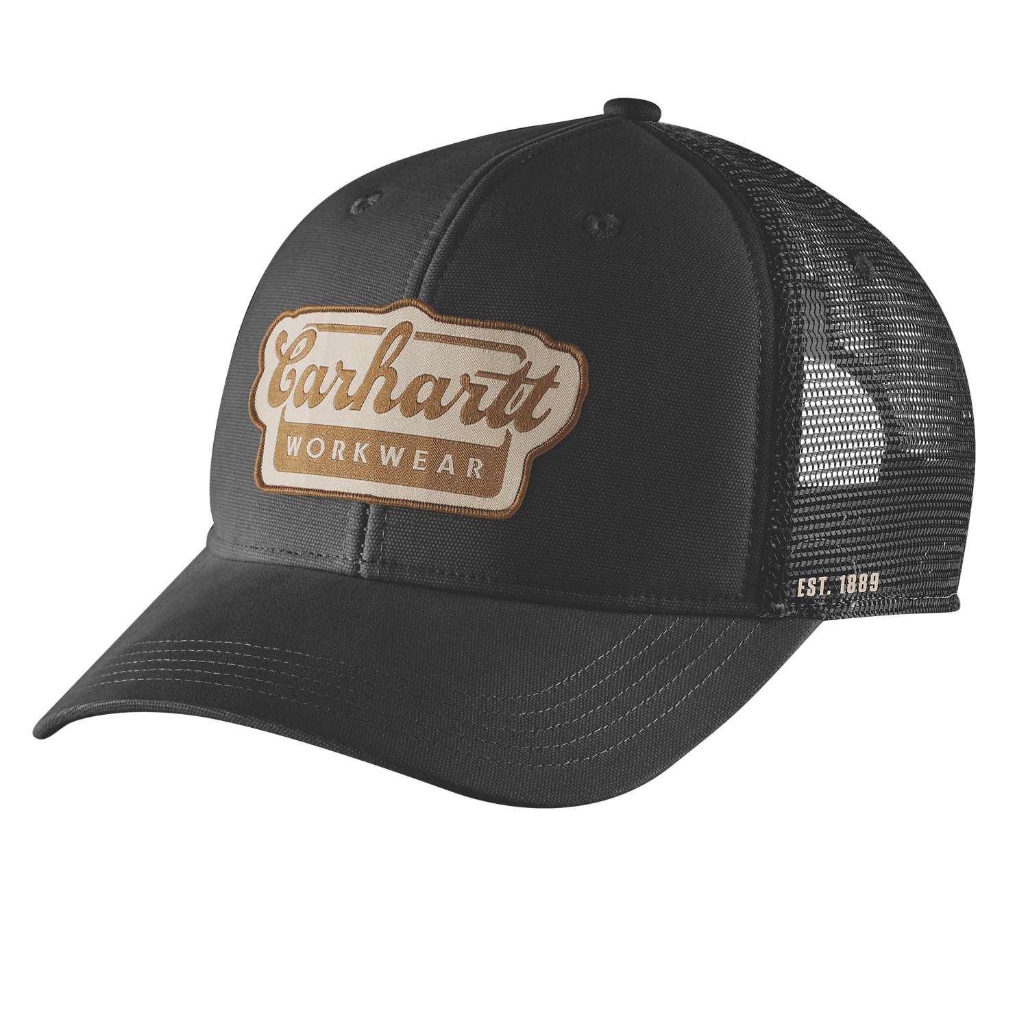 Carhartt 106738 Rugged Flex™ Twill Mesh-Back Script Patch Cap