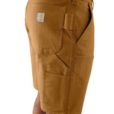 Carhartt 106847 Duck Double Front Shorts materiale med firmalogo