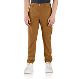 Carhartt 106889 Relaxed Fit Canvas Jogger Buks detalje til broderi