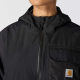 Carhartt 106904 Hooded Packable Jakke Dame materiale med firmalogo