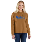 Carhartt 106918 (Women) Fiber Series Graphic Hooded Sweatshirt Dame med tryk eller logo – arbejdstøj og firmatøj