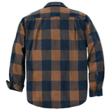 Carhartt 107013 Long-Sleeve Plaid Skjorte materiale med logo