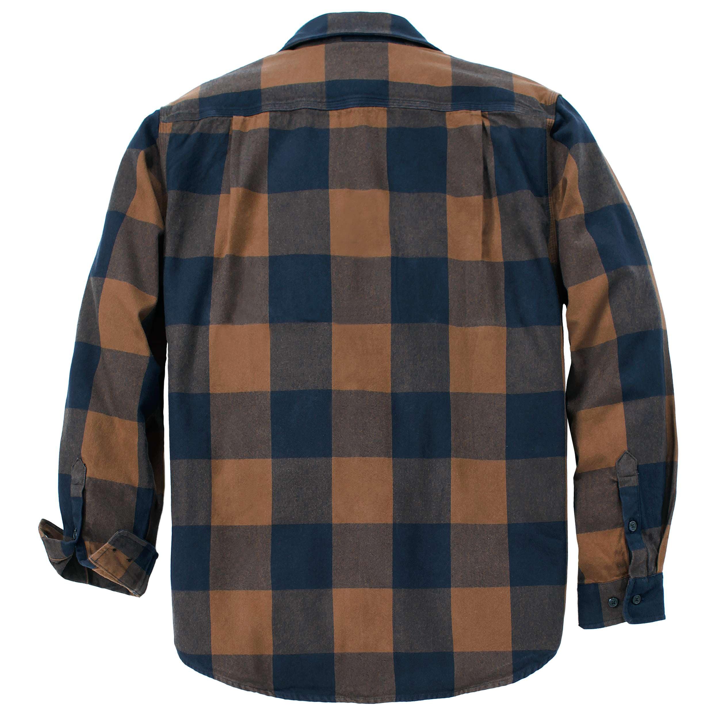 Carhartt 107013 Long-Sleeve Plaid Skjorte materiale med logo
