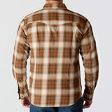 Carhartt 107016 Snap-Front Plaid Skjorte produktbillede med logo