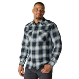 Carhartt 107016 Snap-Front Plaid Skjorte produktfoto til broderi