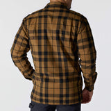Carhartt 107017 Flannel Sherpa-Lined Skjorte Jakke produktbillede med logo