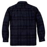 Carhartt 107017 Flannel Sherpa-Lined Skjorte Jakke nærbillede med tryk