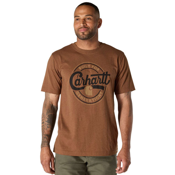 Carhartt 107049 Script Graphic T-Shirt med tryk eller logo – arbejdstøj og firmatøj