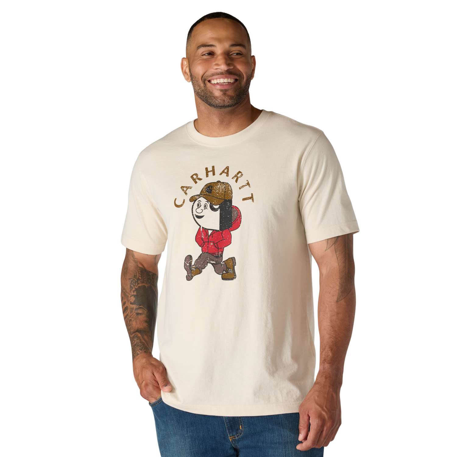 Carhartt 107051 Active Jakke Graphic T-Shirt med tryk eller logo – arbejdstøj og firmatøj