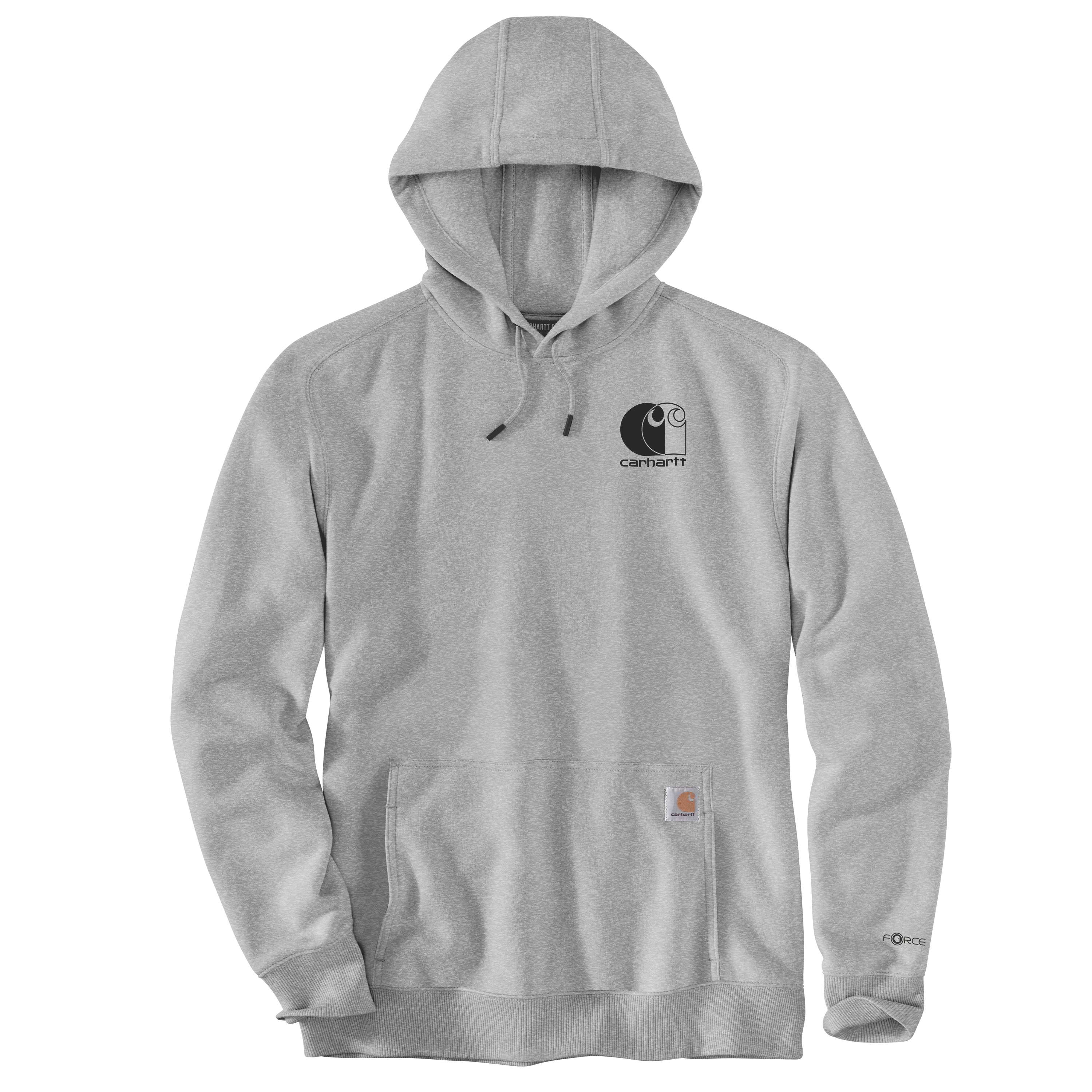 Carhartt 107064 Force™ Logo Sweatshirt produktbillede med logo