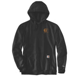 Carhartt 107064 Force™ Logo Sweatshirt detalje til broderi