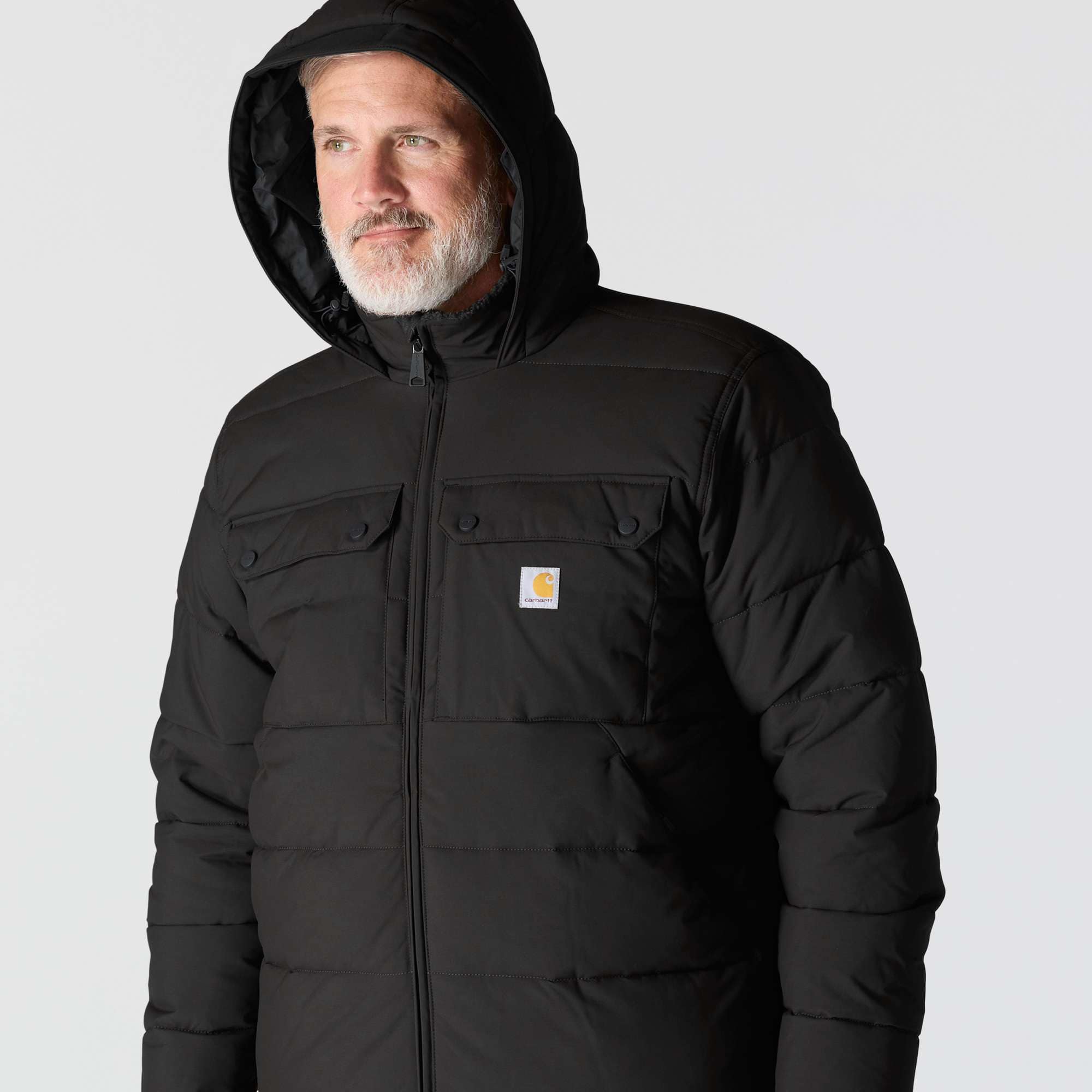 Carhartt 107082 Montana Loose Fit Insulated Jakke materiale med firmalogo