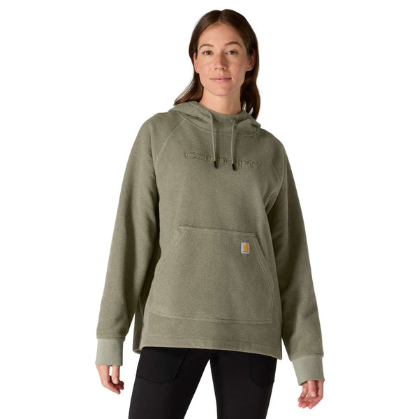 Carhartt 107142 Fleece Hooded Sweatshirt Dame med tryk eller logo – arbejdstøj og firmatøj