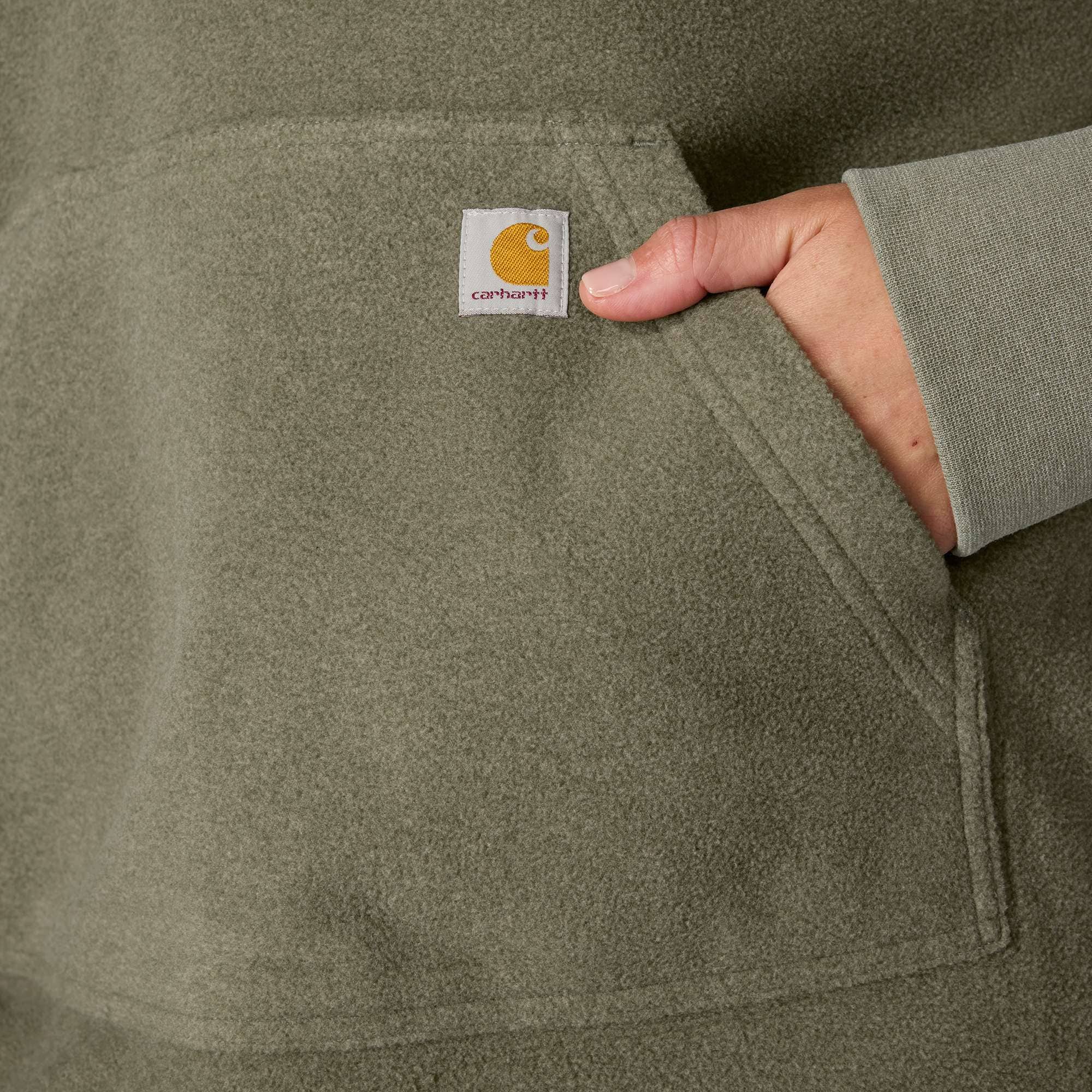 Carhartt 107142 Fleece Hooded Sweatshirt Dame materiale med firmalogo