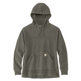 Carhartt 107142 Fleece Hooded Sweatshirt Dame produktfoto med tryk