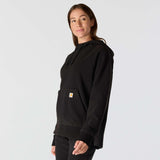 Carhartt 107142 Fleece Hooded Sweatshirt Dame materiale med logo