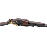 Carhartt A0005509 Leather Classic Buckle Bælte nærbillede med logo