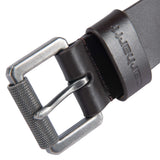 Carhartt A0005562 Bridle Leather Roller Buckle Bælte nærbillede med logo